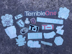 Terrible One Assorted sticker pack