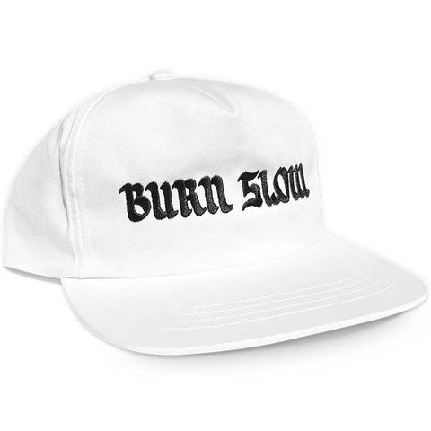 Burn Slow Entertainment Long Logo 5 panel hat