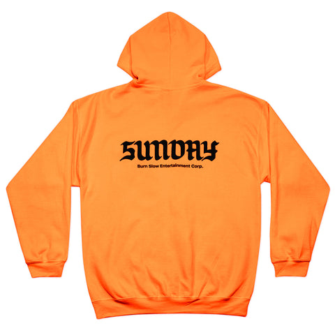 Sunday x Burn Slow hooded zip-up sweatshirt - Solo Flight